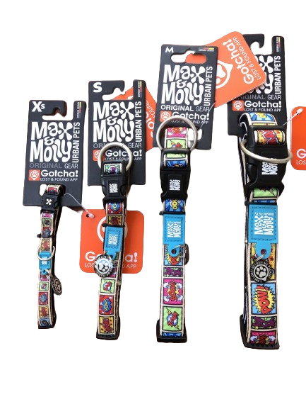 Comic Strip Smart ID Dog Collar FROM $15.95